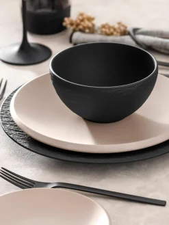 Clearance Villeroy & Boch Service petit déjeuner en porcelaine Manufacture Rock, 2 personnes (6 élém.)