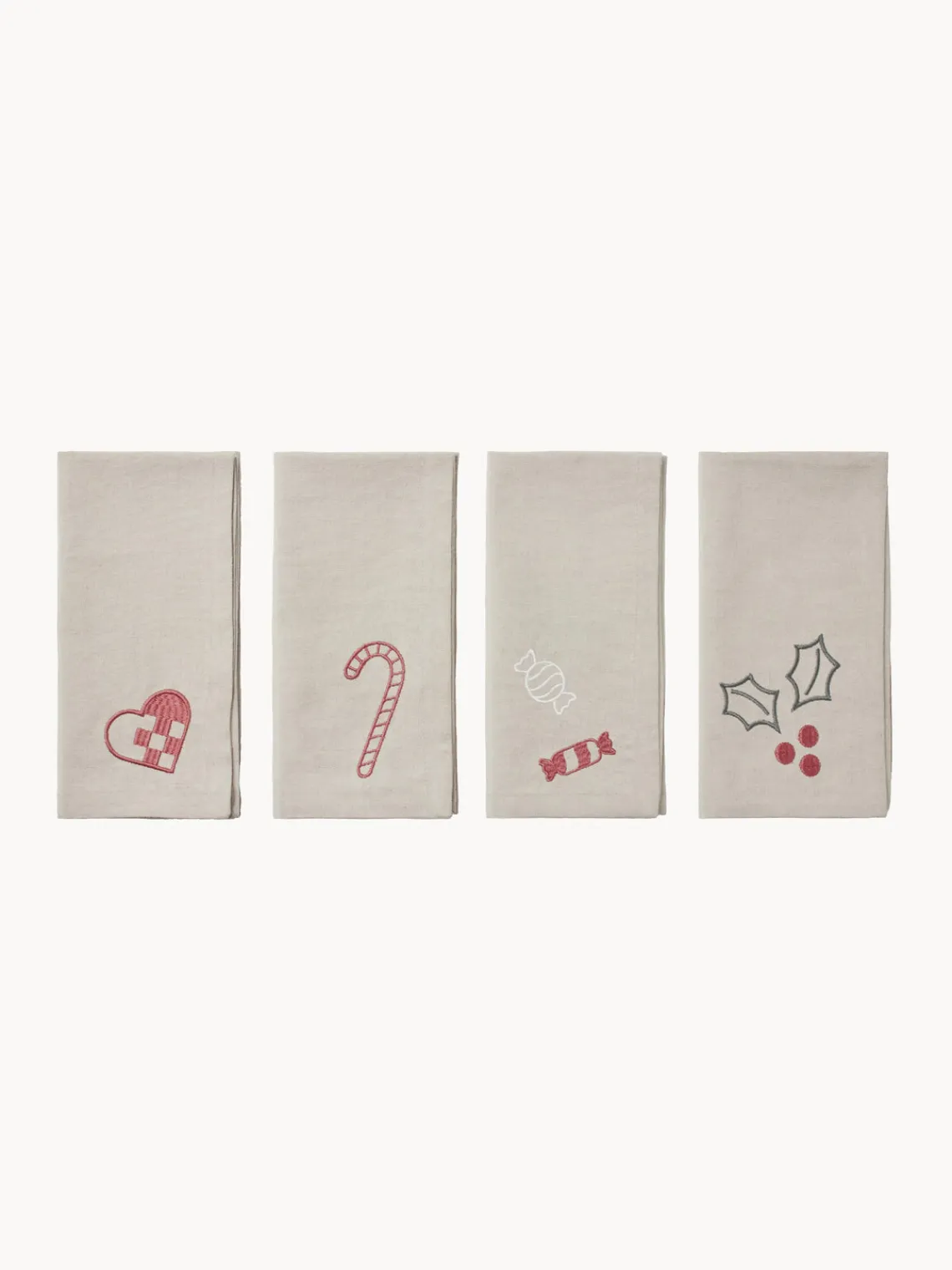 Clearance Broste Copenhagen Serviettes de table Bomuld, 4 élém.
