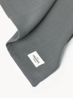 Clearance The Organic Company Serviettes de table Dinner, 4 pièces Anthracite