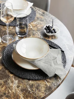 Discount Broste Copenhagen Serviettes de table en lin Gracie, 2 pièces