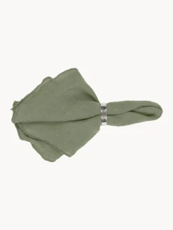 Best Broste Copenhagen Serviettes de table en lin Gracie, 2 pièces