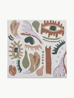 Clearance Bloomingville Serviettes de table Horus, 20 pièces