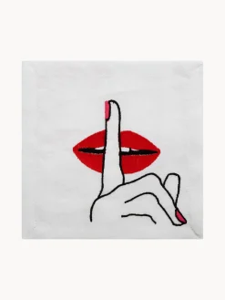 Sale Jonathan Adler Serviettes de table Lips, 4 élém.