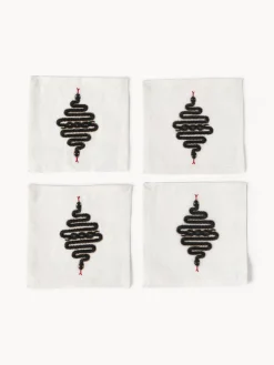 Hot Jonathan Adler Serviettes de table Snake, 4 pièces