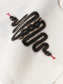 Hot Jonathan Adler Serviettes de table Snake, 4 pièces