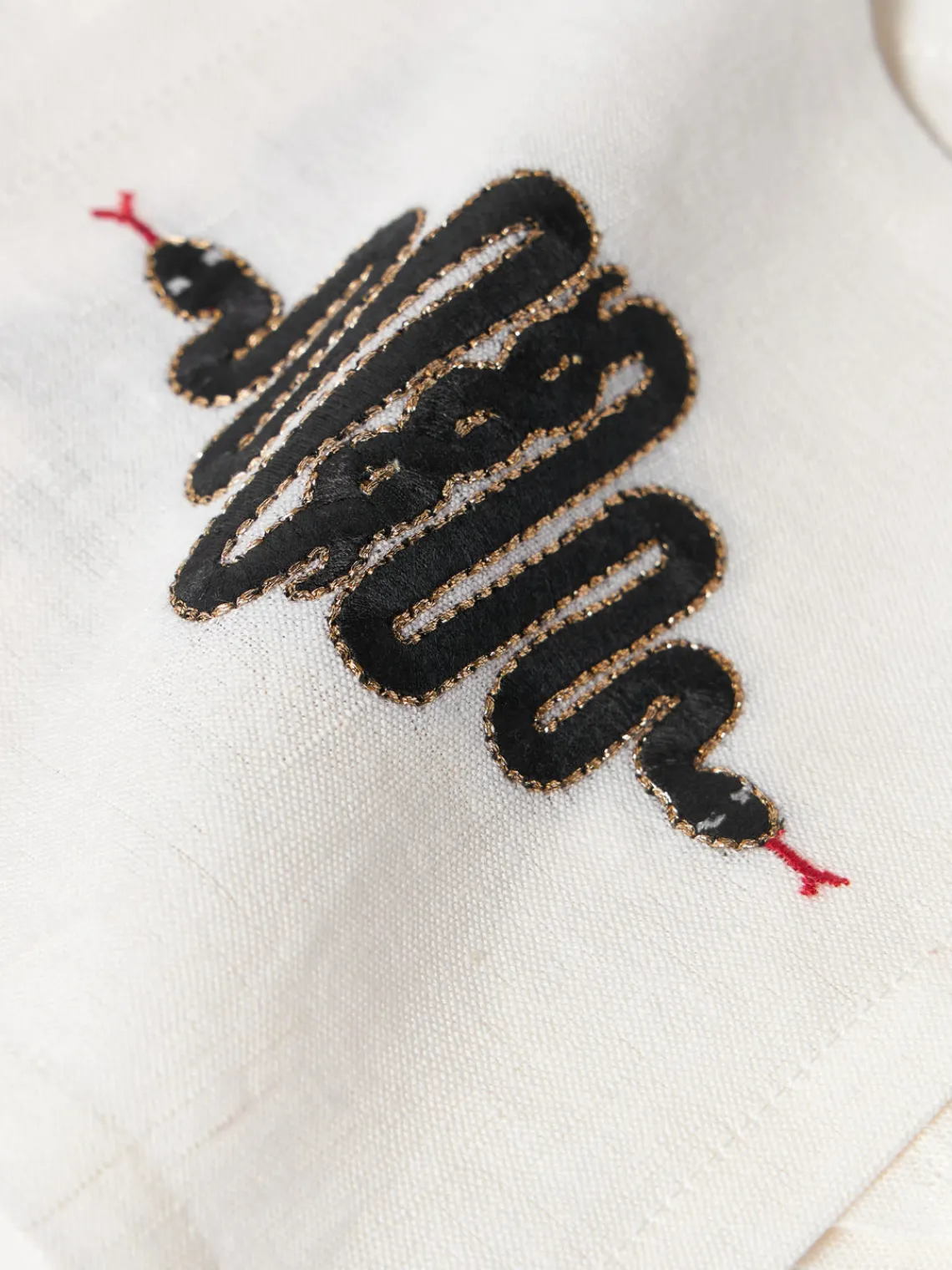 Hot Jonathan Adler Serviettes de table Snake, 4 pièces
