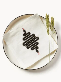 Hot Jonathan Adler Serviettes de table Snake, 4 pièces