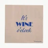 Sale Bloomingville Serviettes de table Wine, 20 pièces