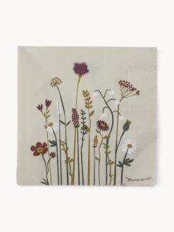 Outlet Bloomingville Serviettes en papier à motif floral Paige, 20 pièces