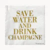 Outlet Bloomingville Serviettes en papier Save Water, 20 pièces