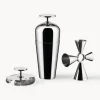 Sale ALESSI Set à cocktail en acier inoxydable Parisienne, 3 élém.