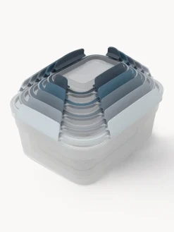 Discount Joseph Joseph Set de boîtes de rangement Nest, lot de 5 Transparent, tons bleus
