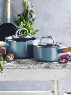 New GreenPan Set de casseroles avec revêtement antiadhésif Mayflower, 3 élém.