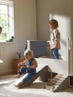 Outlet bObles Set de glisse et d'escalade Dino, 2 élém. Beige, blanc cassé