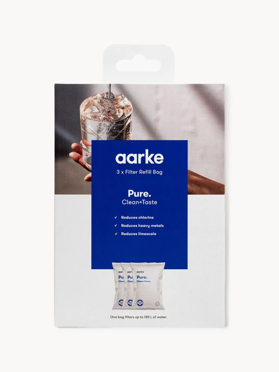 Hot Aarke Set de sachets de recharge pour filtres Purifier, 6 pièces Pure