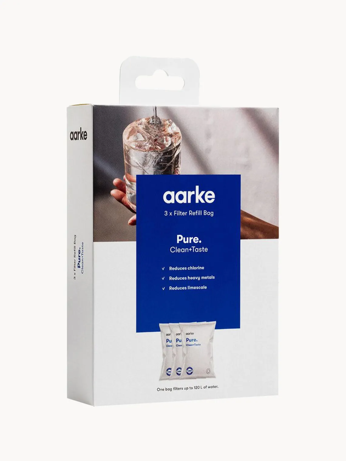 Hot Aarke Set de sachets de recharge pour filtres Purifier, 6 pièces Pure