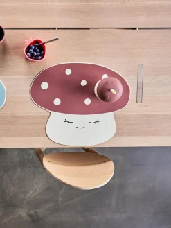 Online Oyoy Living Design Set de table Mushroom Vieux rose, beige clair