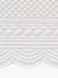 Fashion Cote Table Sets de table Boutis, 2 pièces Blanc