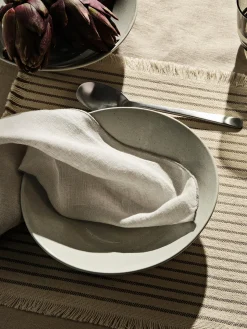 Hot Broste Copenhagen Sets de table en coton avec franges Elouise, 2 pièces