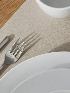 Outlet ASA Selection Sets de table en cuir synthétique Pik, 2 pièces Beige clair