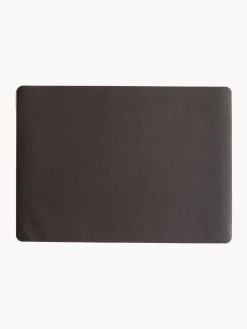 Online ASA Selection Sets de table en cuir synthétique Pik, 2 pièces Brun foncé