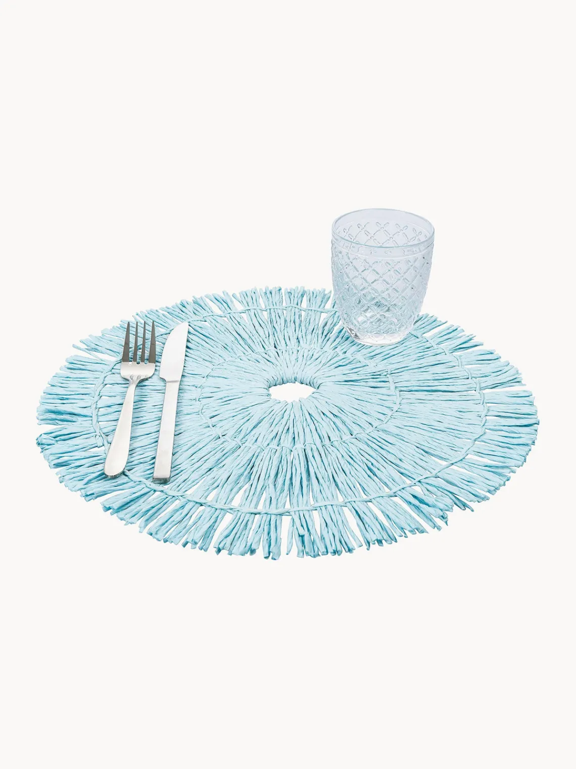 Fashion Villa D'Este Home Tivoli Sets de table faits à la main Tovaglietta, 6 élém.