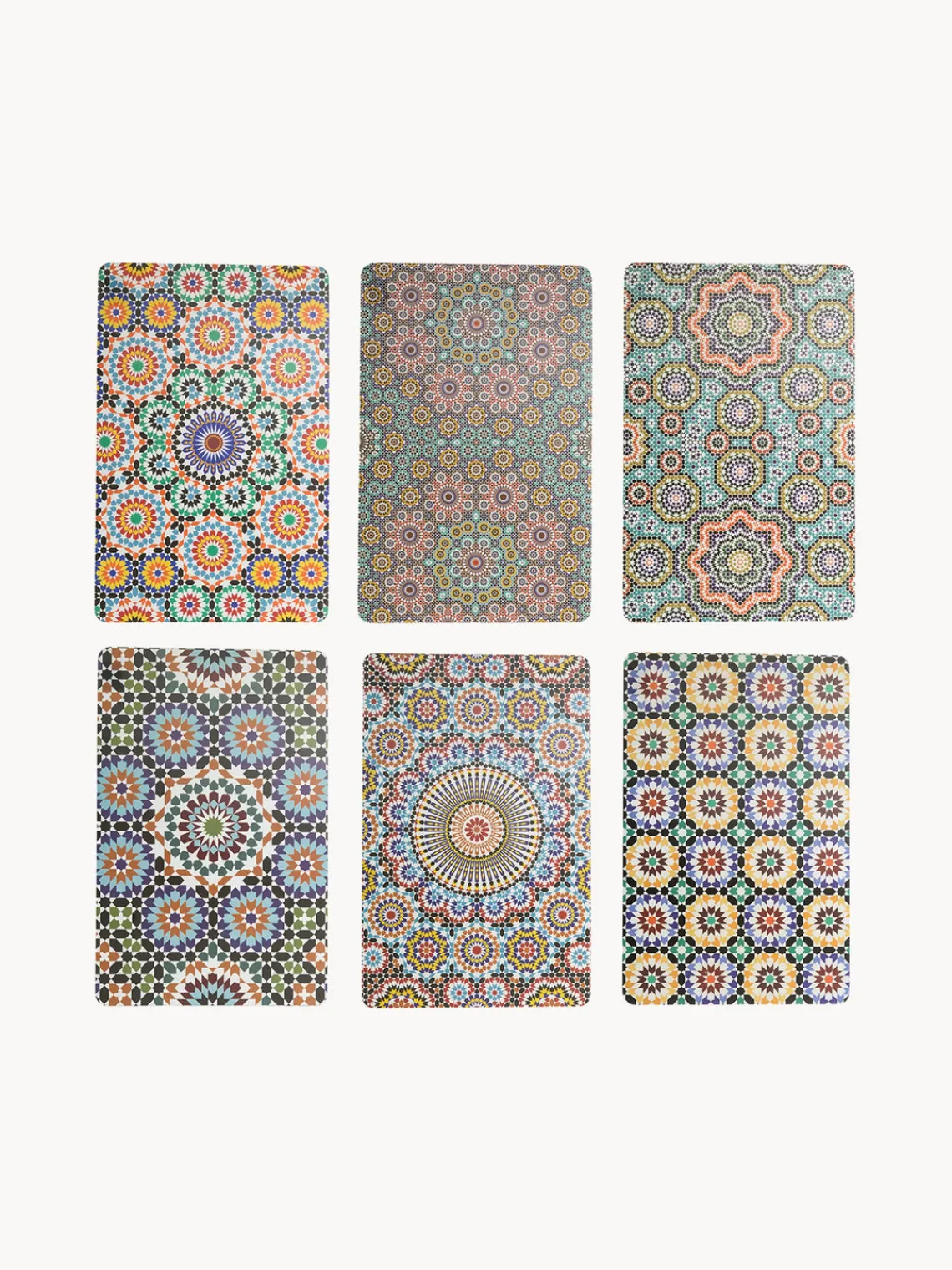 Outlet Villa D'Este Home Tivoli Sets de table Marrakech Doubleface, 6 élém.