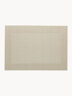 New ASA Selection Sets de table plastique Trefl, 2 pièces Beige clair