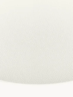 Clearance ASA Selection Sets de table ronds en cuir synthétique Pik, 2 pièces Blanc cassé
