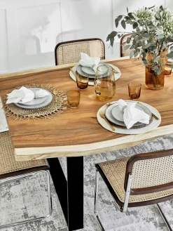Outlet Cote Table Sets de table ronds en fibres Tressine, 6 pièces