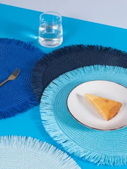 Online Villa D'Este Home Tivoli Sets de table Tovaglietta, 4 élém. Tons turquoise et bleus