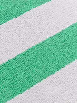 Clearance Jotex Sets de table tuftés à la main Kio Stripe, 4 pièces Vert, blanc