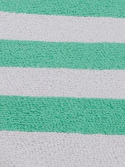 Clearance Jotex Sets de table tuftés à la main Kio Stripe, 4 pièces Vert, blanc