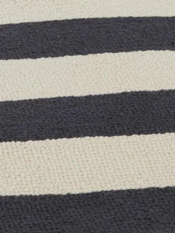 Hot Jotex Sets de table tuftés à la main Kio Stripe, 4 pièces Noir, blanc crème
