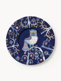 New iittala Sous-tasse en porcelaine Taika Bleu foncé
