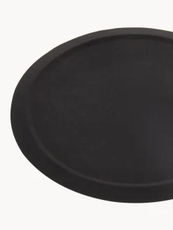 Hot Zone Denmark Sous-verres en silicone Plain, 6 élém. Noir