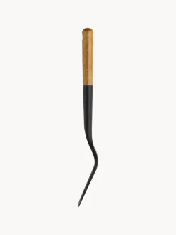 Sale Staub Spatule avec manche en acacia Cook Noir, bois clair