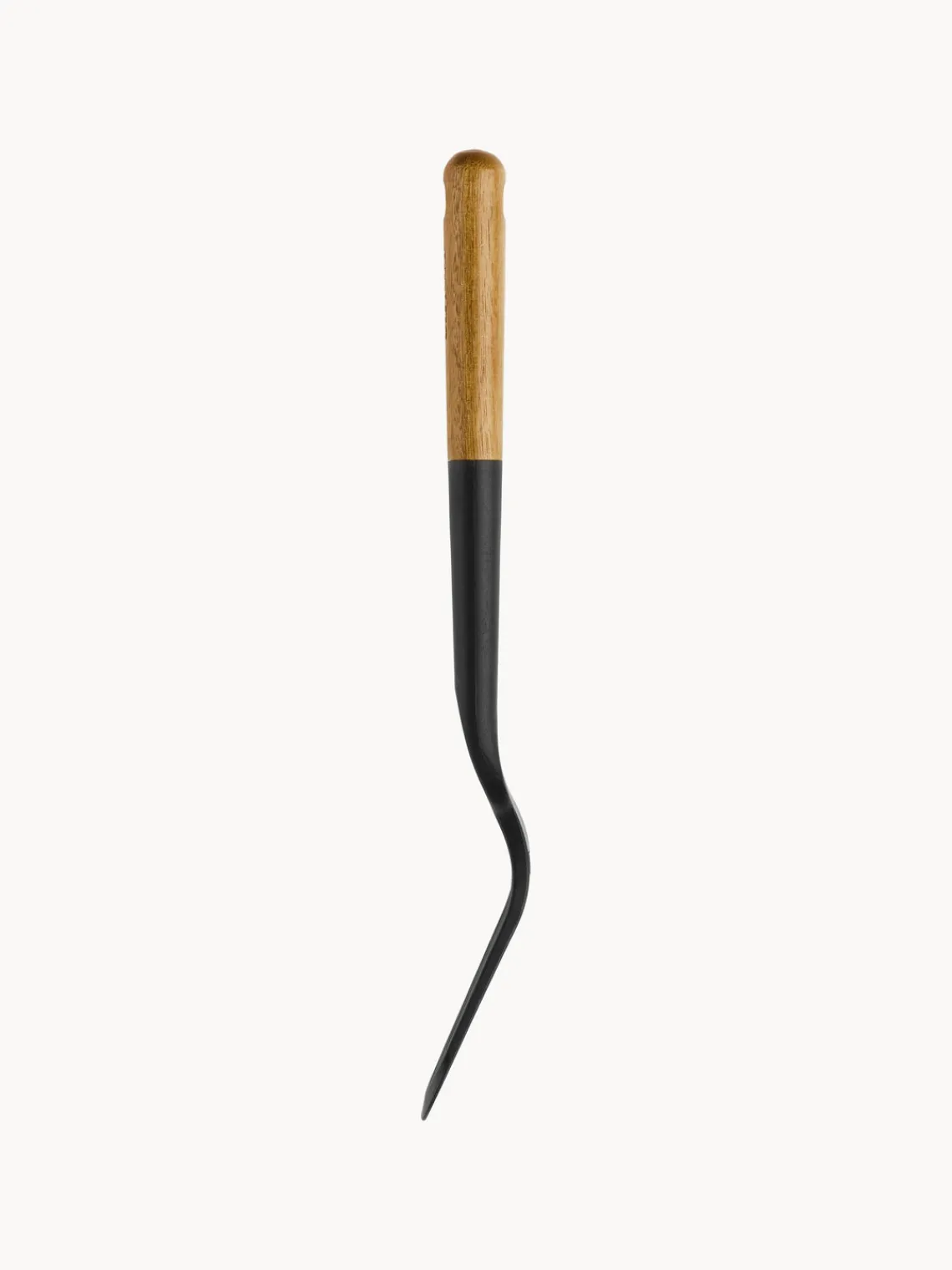 Sale Staub Spatule avec manche en acacia Cook Noir, bois clair