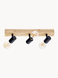 Sale EGLO Spot plafond en bois Townshend