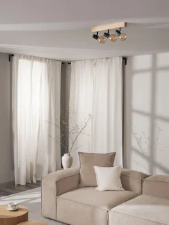 Sale EGLO Spot plafond en bois Townshend