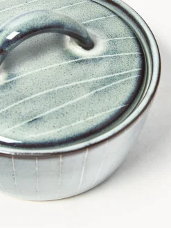 Discount Broste Copenhagen Sucrier artisanal Nordic Sea Gris-bleu, chiné