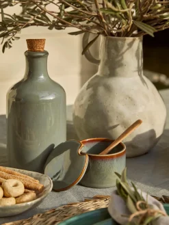 Clearance Bloomingville Sucrier avec cuillère en bois Pixie