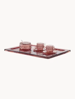 Sale Kartell Sucrier avec surface texturée Jellies Rose pâle