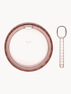 Sale Kartell Sucrier avec surface texturée Jellies Rose pâle