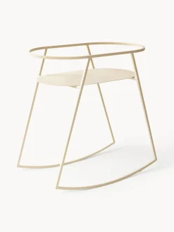 Hot Metallbude Support de berceau artisanal Korsina Beige clair