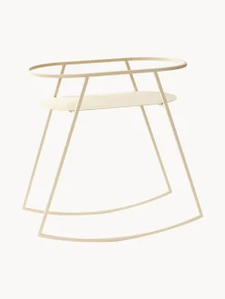 Hot Metallbude Support de berceau artisanal Korsina Beige clair