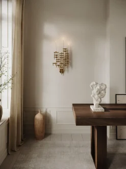 Online STOFF Nagel Support mural pour bougeoir Laiton, haute brillance