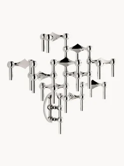 Outlet STOFF Nagel Support mural pour bougeoir Argenté, haute brillance