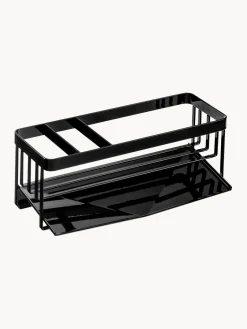Discount Yamazaki Support éponge et bouteille en métal Tower Noir, haute brillance