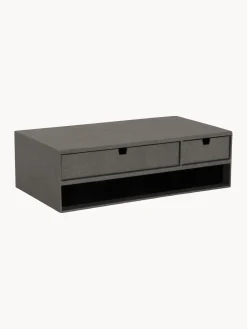 Hot Bigso Box of Sweden Support pour moniteur avec tiroirs Ted Gris foncé